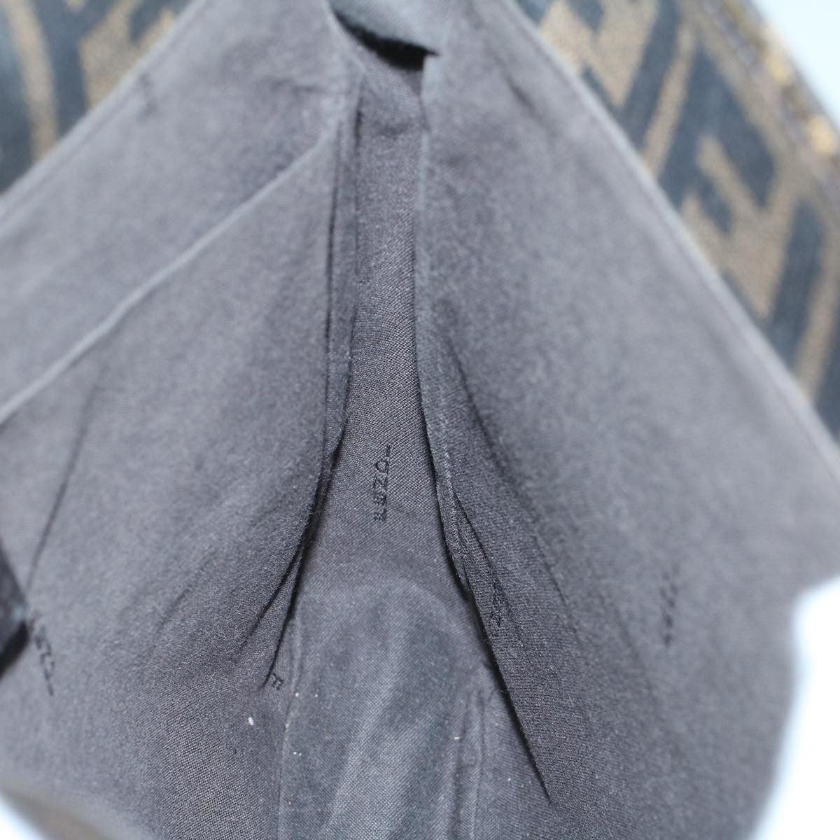 Fendi Flap Messenger Bag Zucca Coated Canvas, BROWN, CANVAS, Crossbody bag