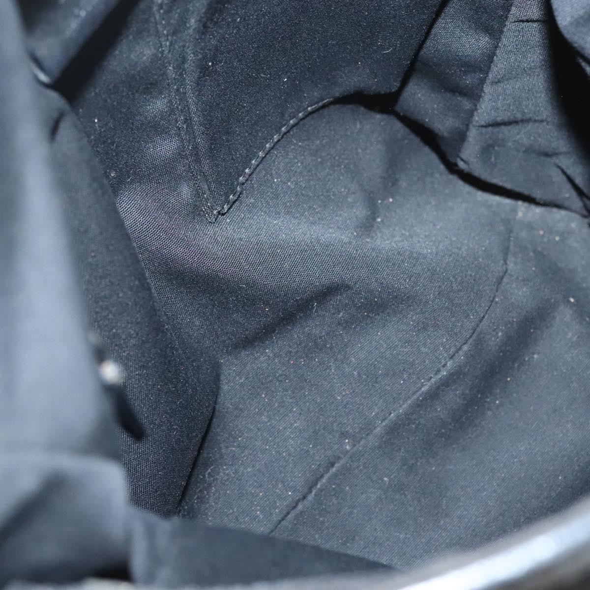 Christian Dior Vintage Zip Shoulder Bag Diorissimo Canvas, BLACK, CANVAS, Shoulder bag