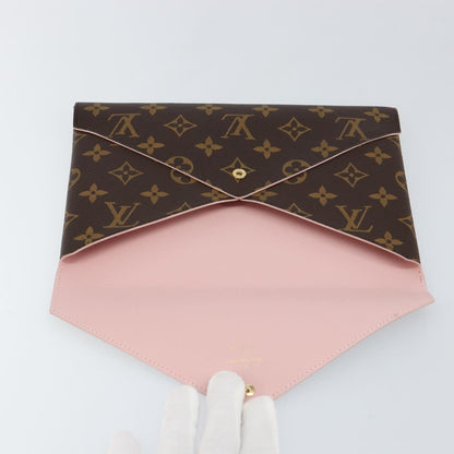 Louis Vuitton Kirigami Pochette Monogram Canvas, BROWN, CANVAS, Clutche & pouche