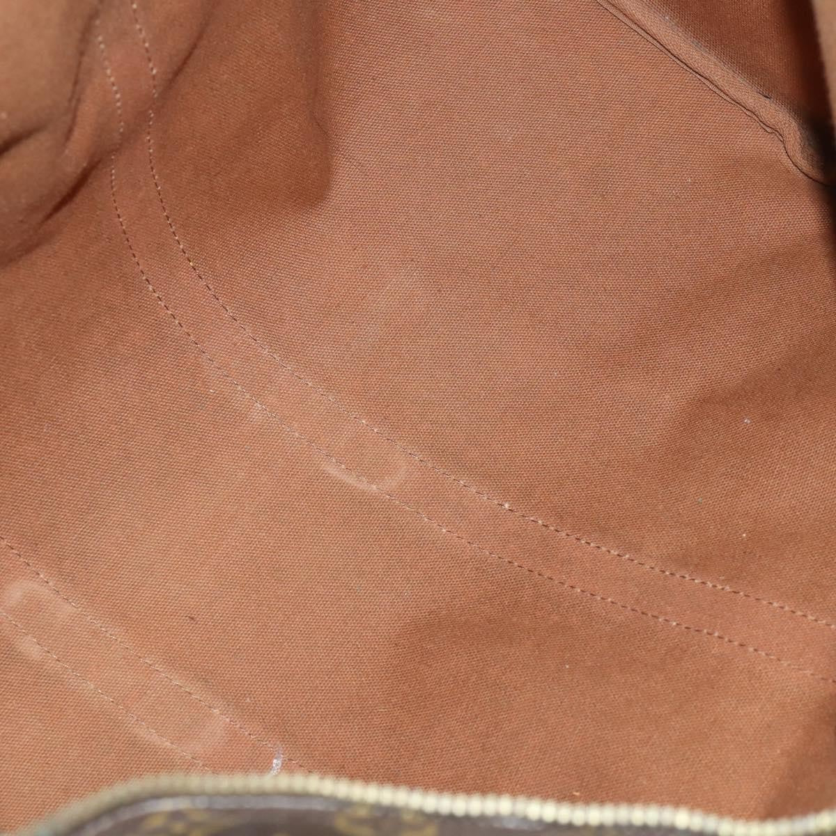 Louis Vuitton Keepall Bag Monogram Canvas, BROWN, CANVAS, Travel bag
