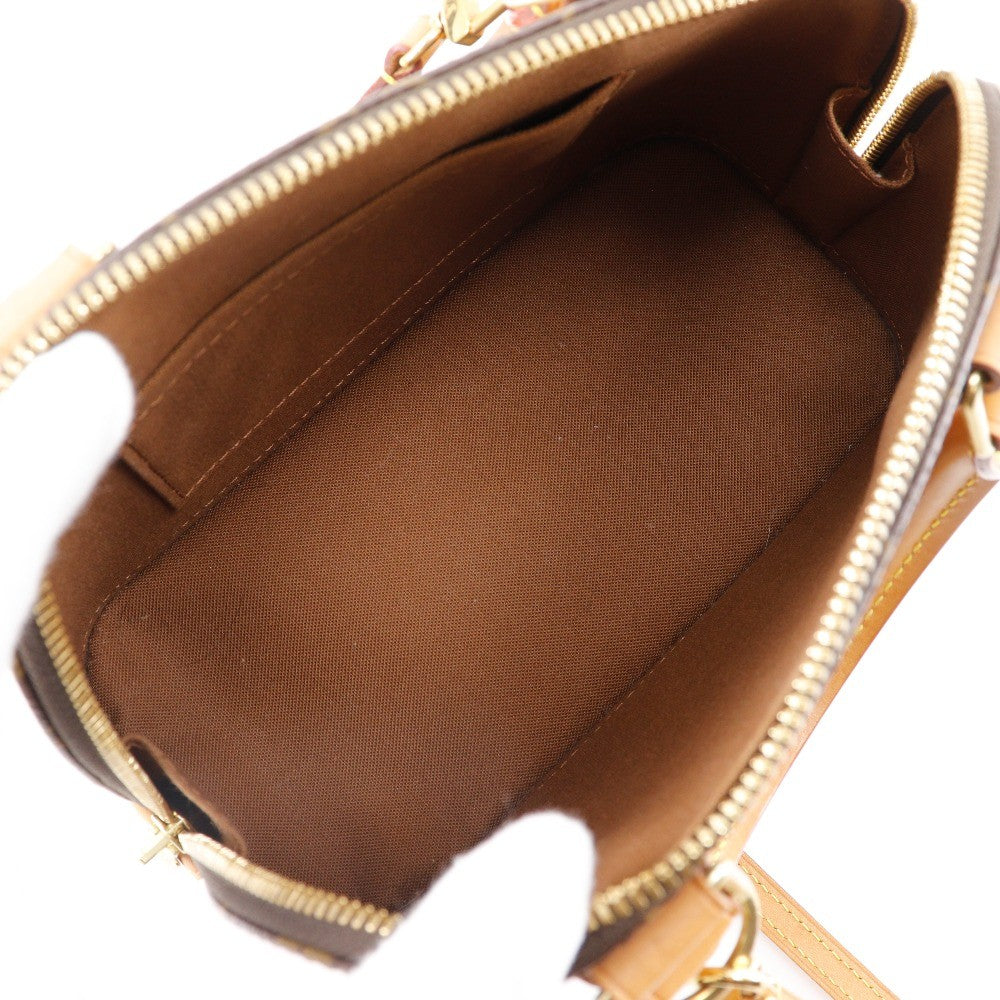 Louis Vuitton Alma Handbag Monogram Canvas, BROWN, CANVAS, Handbag