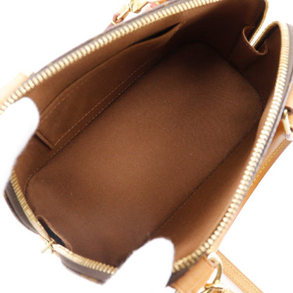 Louis Vuitton Alma Handbag Monogram Canvas, BROWN, CANVAS, Handbag