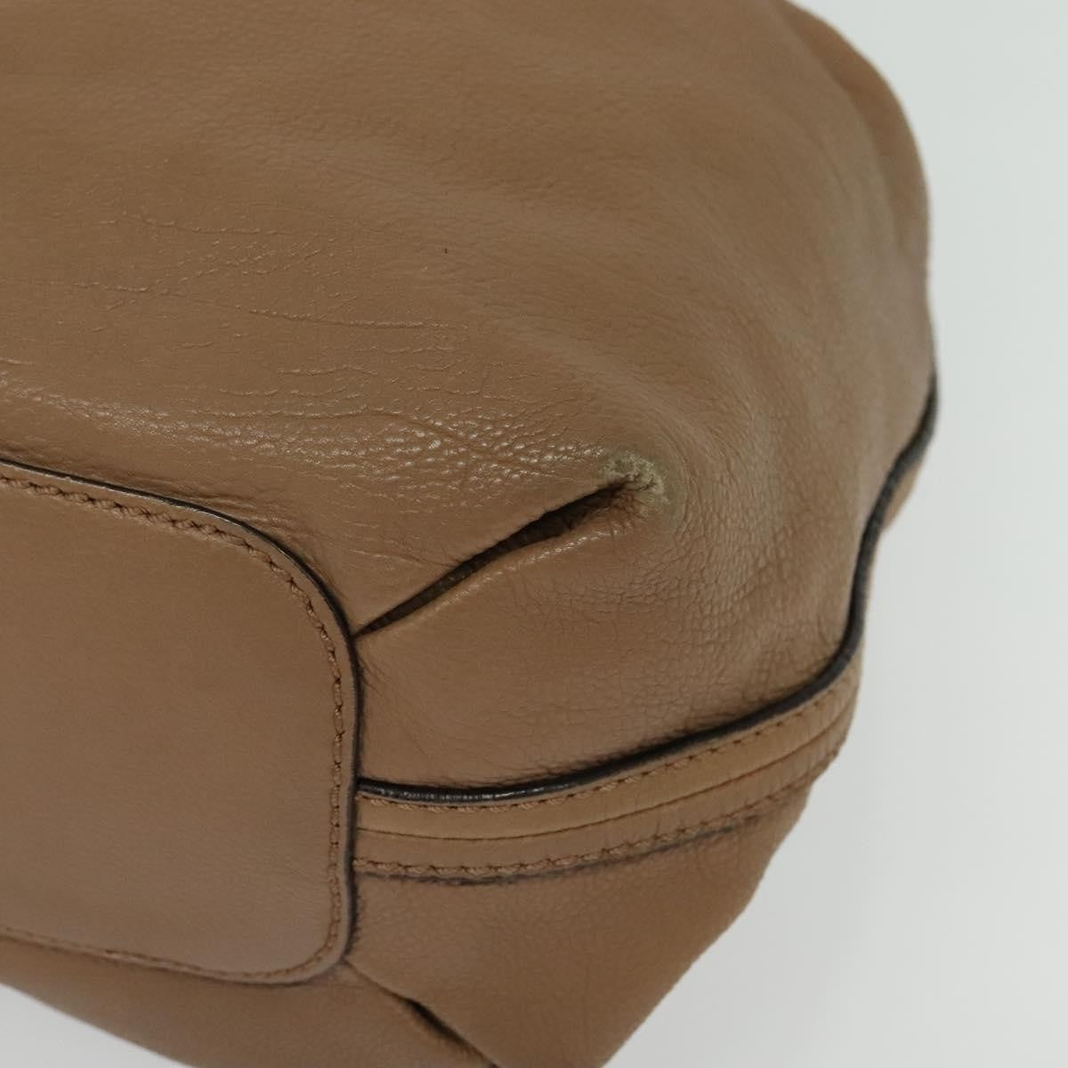 Chloe Elsie Convertible Satchel Leather, BEIGE, LEATHER, Handbag