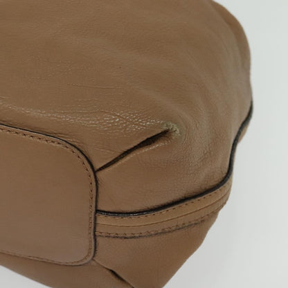 Chloe Elsie Convertible Satchel Leather, BEIGE, LEATHER, Handbag