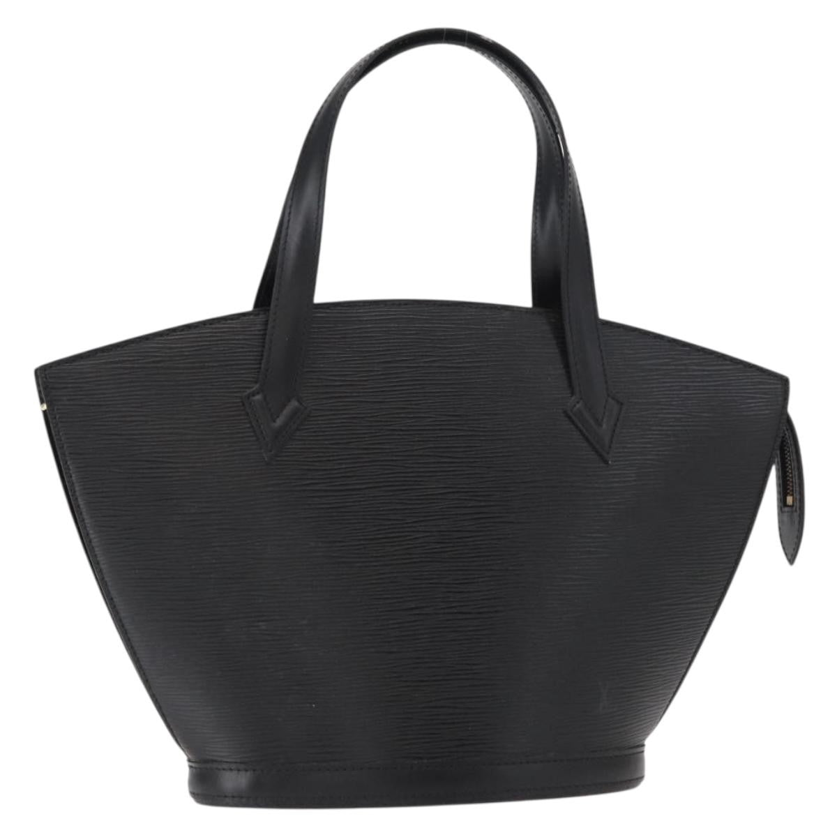 Louis Vuitton Saint Jacques Handbag Epi Leather, BLACK, LEATHER, Handbag