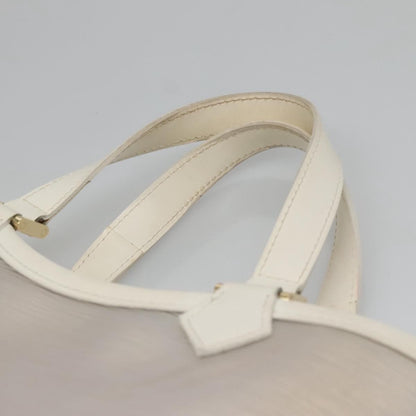 Louis Vuitton Plage Lagoon Bay Handbag Vinyl Epi Leather, WHITE, LEATHER, Handbag