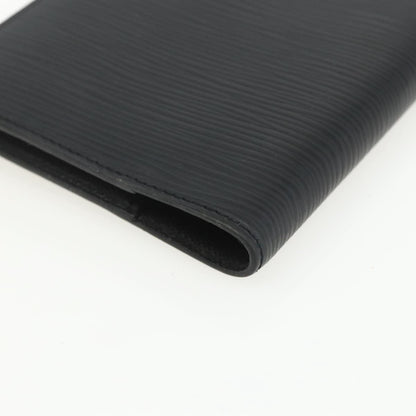 Louis Vuitton Agenda Cover Epi Leather, BLACK, LEATHER, Wallets