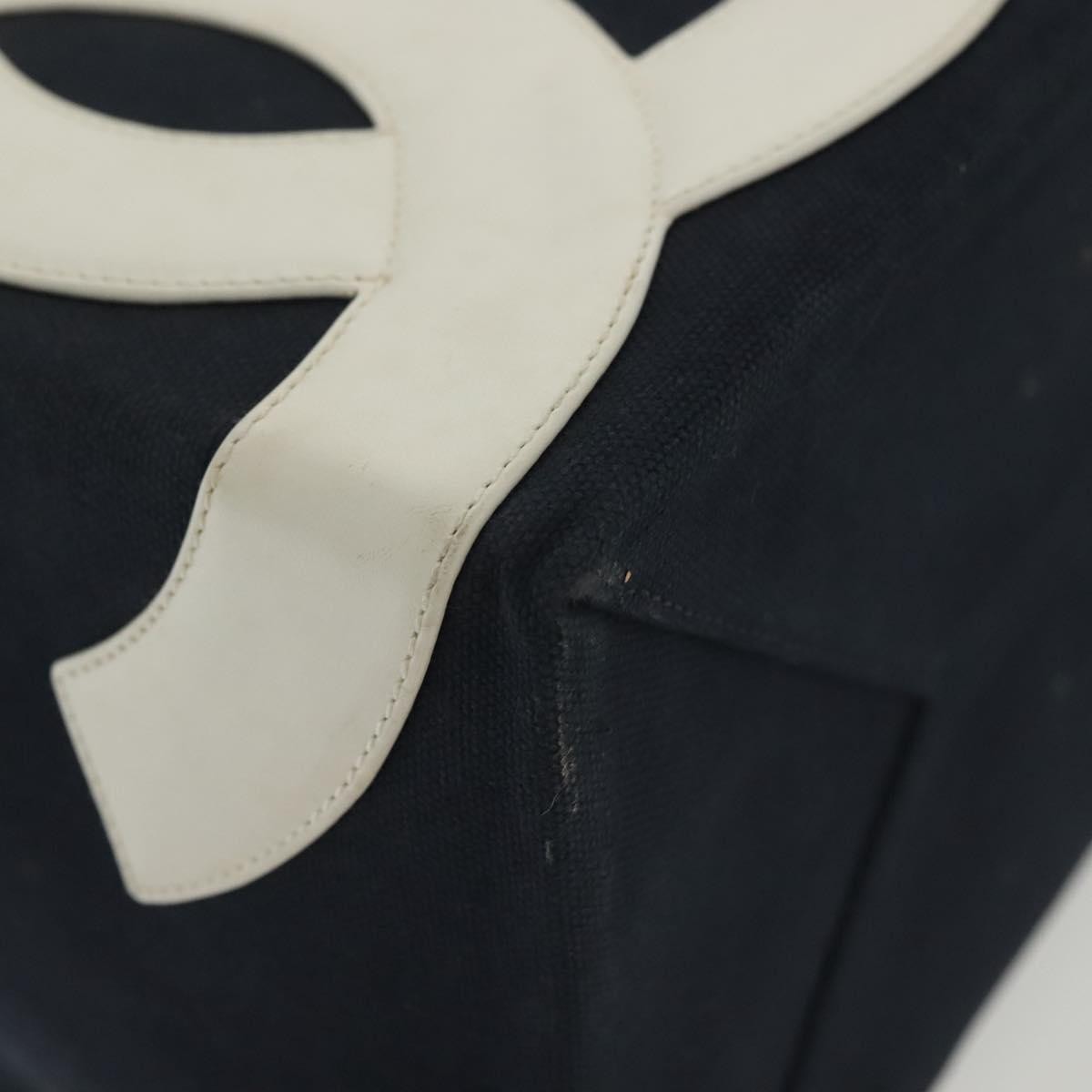 Chanel No.5 Tote Canvas and Leather, NAVY, CANVAS, Tote bag