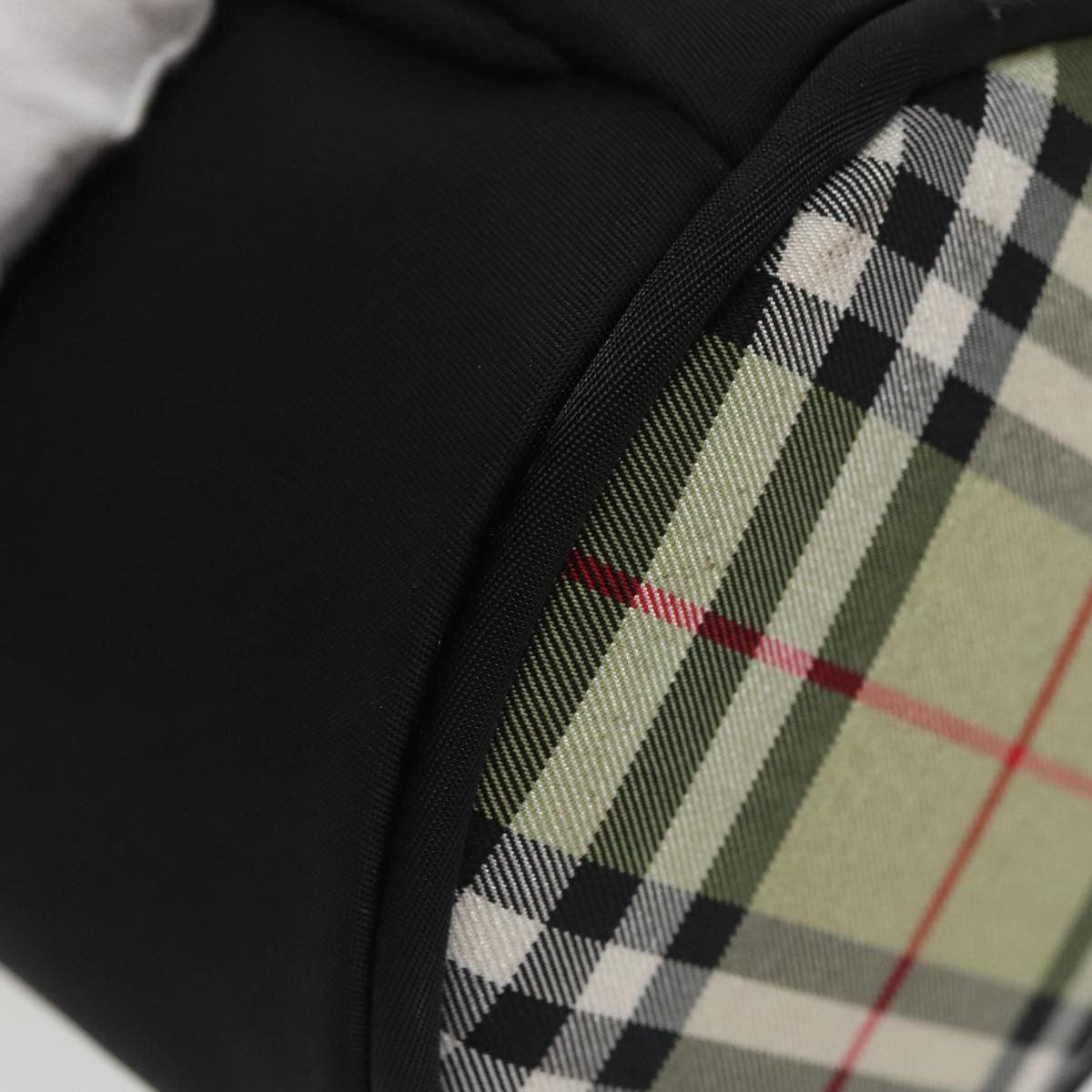 Burberry Vanity pouch Nylon, BLACK, NYLON, Clutche & pouche