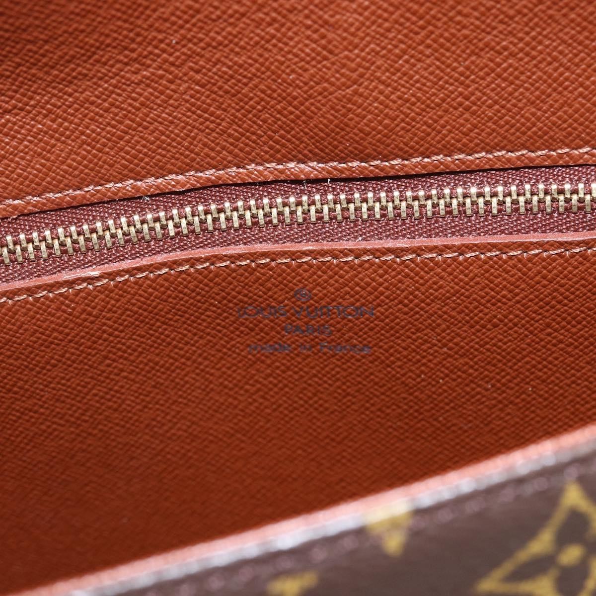 Louis Vuitton Saint Cloud Handbag Monogram Canvas, BROWN, CANVAS, Shoulder bag