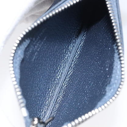 Louis Vuitton Pochette Clés Monogram Empreinte, NAVY, LEATHER, Wallets