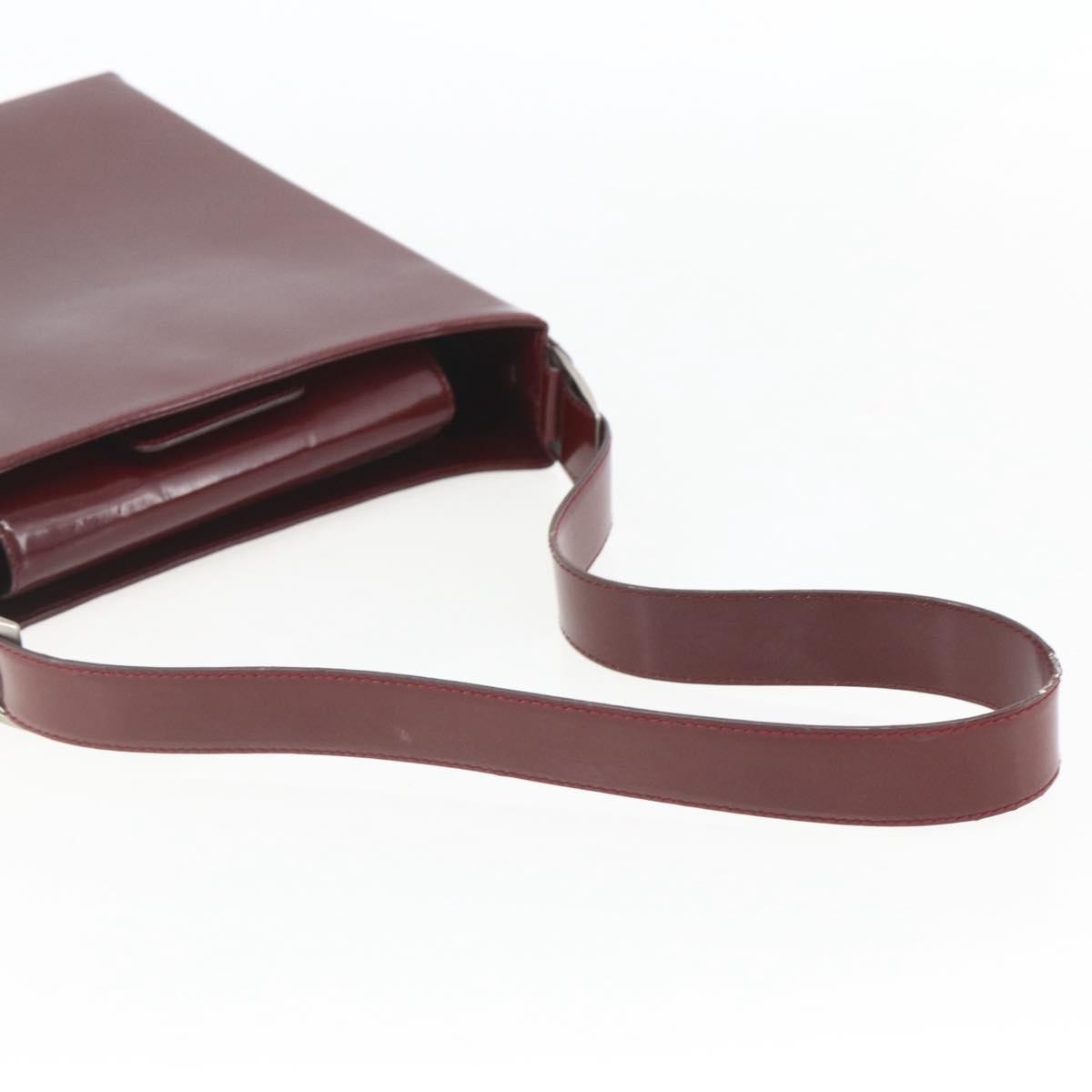 Salvatore Ferragamo Vala Shoulder Bag Patent Leather, RED, PATENT_LEATHER, Shoulder bag