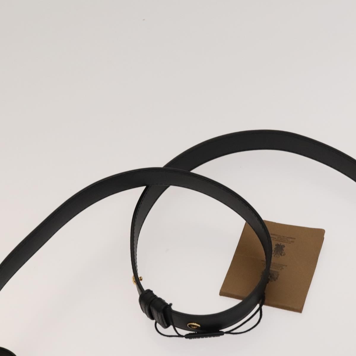 Burberry Vintage Shoulder Bag Leather, BLACK, LEATHER, Shoulder bag