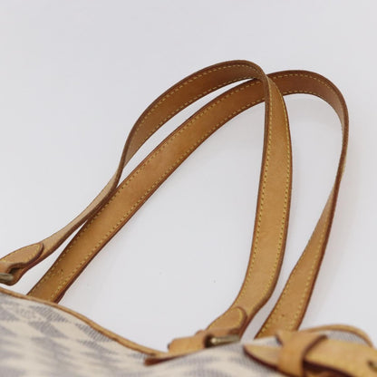 Louis Vuitton Batignolles Handbag Damier, WHITE, CANVAS, Tote bag