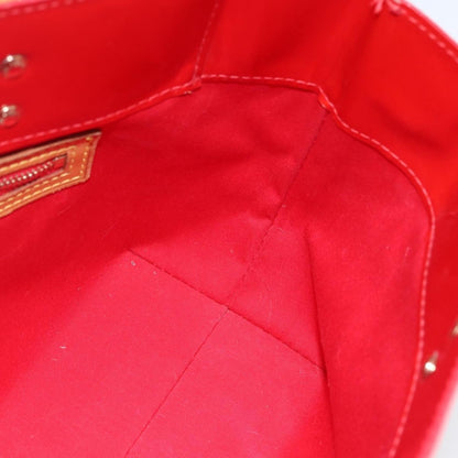 Louis Vuitton Reade Handbag Monogram Vernis, RED, PATENT_LEATHER, Handbag