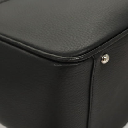 Burberry Vintage Handbag Leather, BLACK, LEATHER, Handbag