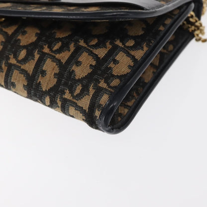 Christian Dior Vintage CD trotter Shoulder bag Canvas, NAVY, CANVAS, Shoulder bag