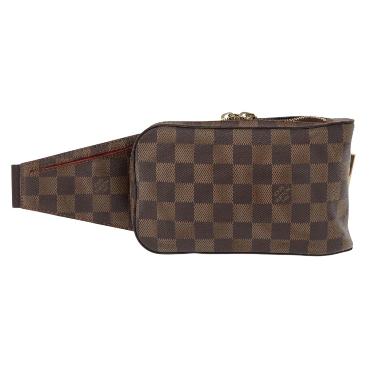 Louis Vuitton Geronimos Waist Bag Damier, BROWN, CANVAS, Shoulder bag