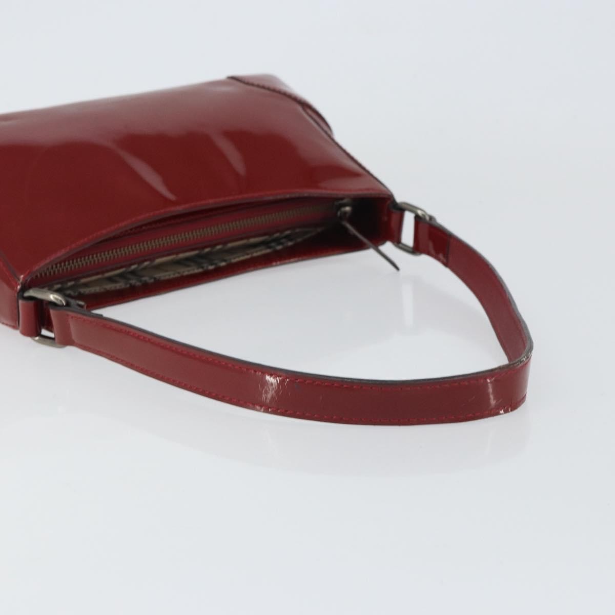 Burberry Vintage Shoulder Bag Patent leather, RED, PATENT_LEATHER, Shoulder bag