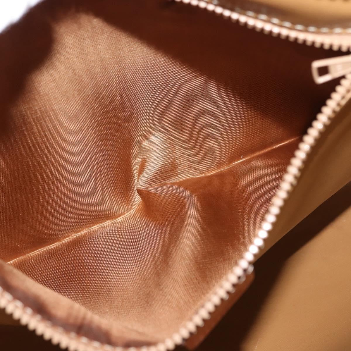 Celine Macadam Pochette Canvas and Leather, BROWN, CANVAS, Clutche & pouche