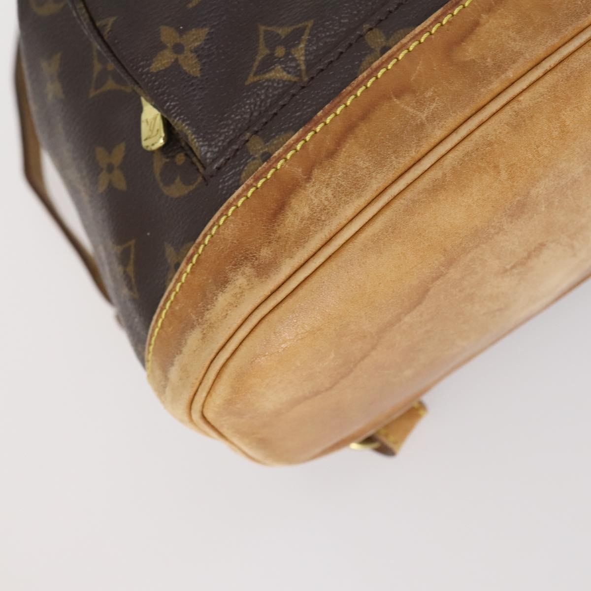 Louis Vuitton Vintage Montsouris Backpack Monogram Canvas, BROWN, CANVAS, Backpack