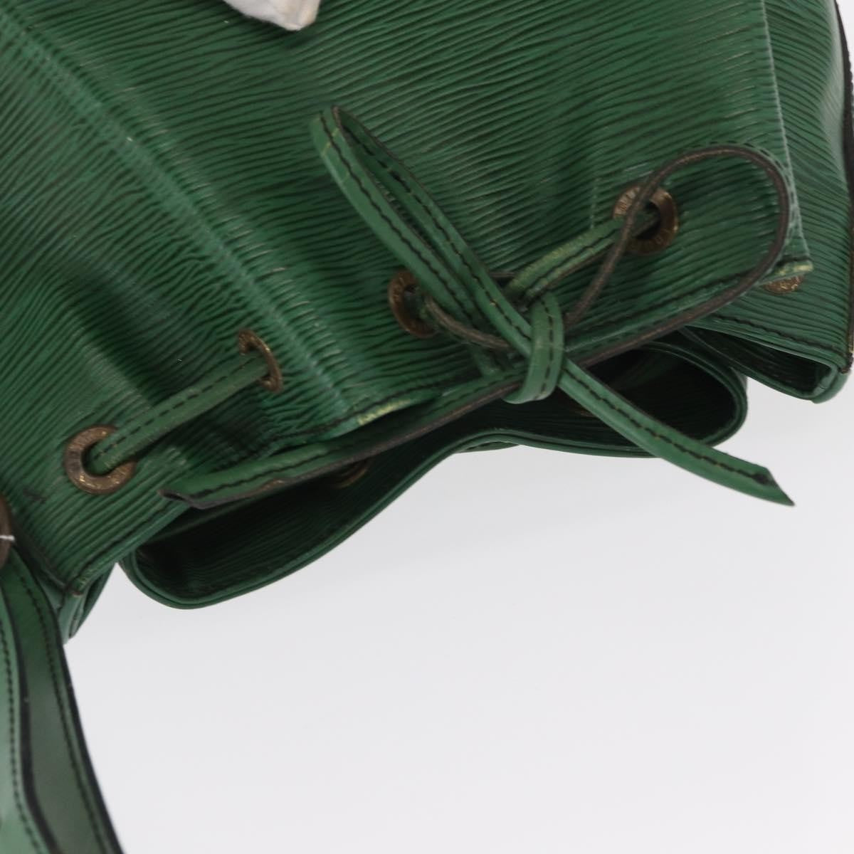 Louis Vuitton Petit Noe Handbag Epi Leather, GREEN, LEATHER, Shoulder bag