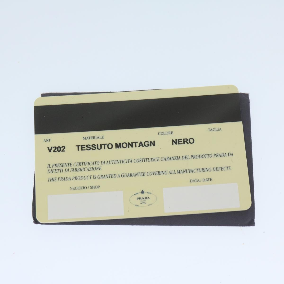 Prada Vintage Zip Handbag Tessuto, BLACK, NYLON, Handbag