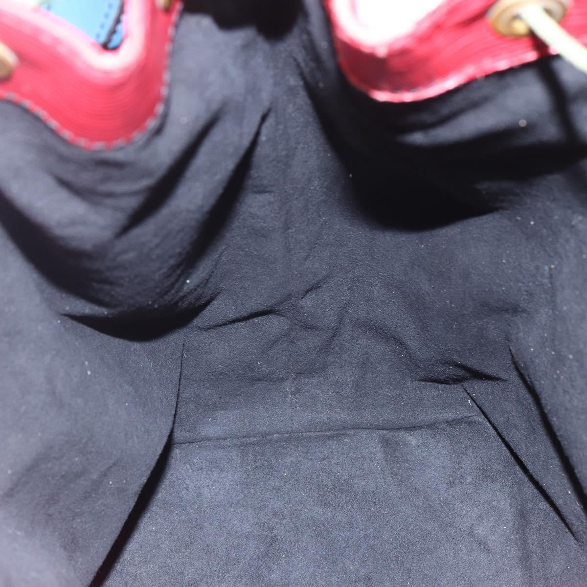 Louis Vuitton Tricolor Noe Handbag Epi Leather, RED, LEATHER, Shoulder bag