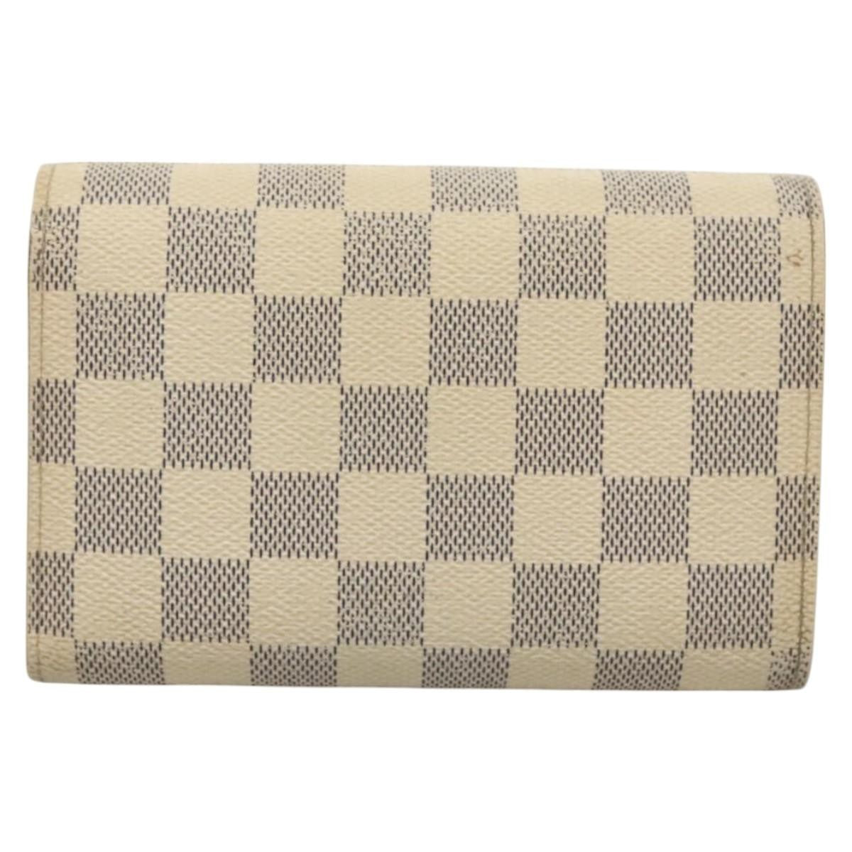 Louis Vuitton Alexandra Wallet Damier, WHITE, CANVAS, Wallets