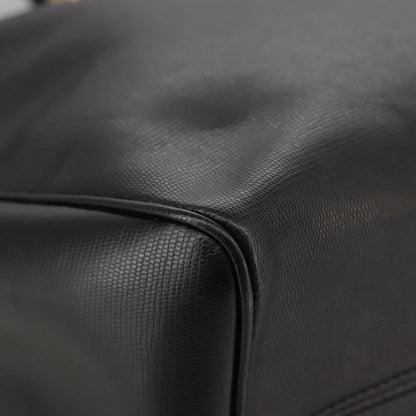 Celine Circle Logo Handbag Leather, BLACK, LEATHER, Handbag