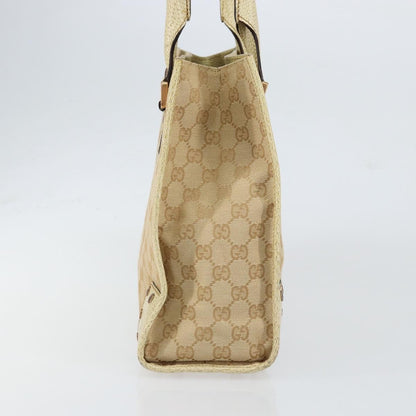 Gucci Open Tote GG Canvas, BEIGE, CANVAS, Tote bag