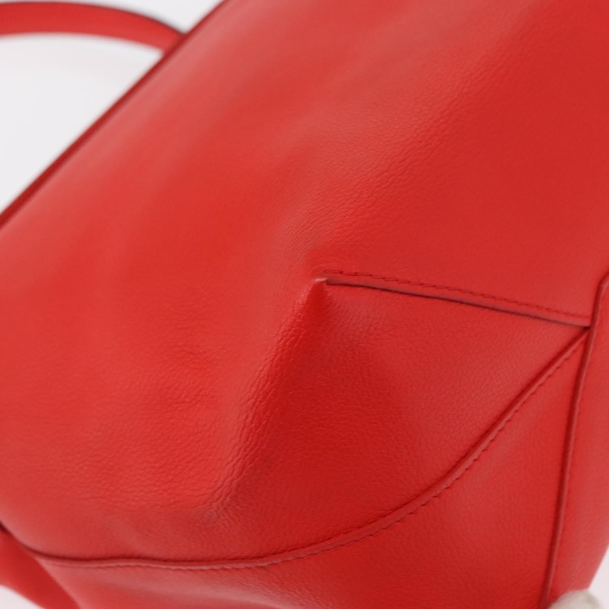 Louis Vuitton Lockme Handbag Leather, RED, LEATHER, Handbag