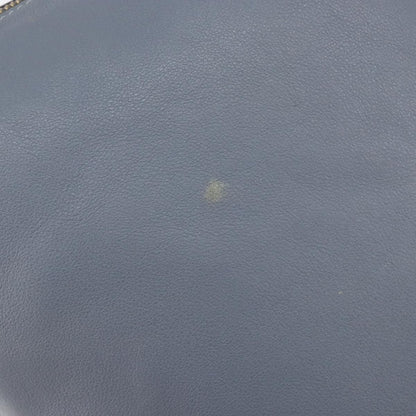 Loewe Anagram Shoulder Bag Leather, BLUE, LEATHER, Shoulder bag