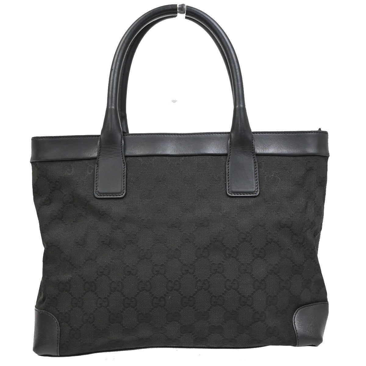 Gucci Vintage tote Canvas, BLACK, CANVAS, Tote bag