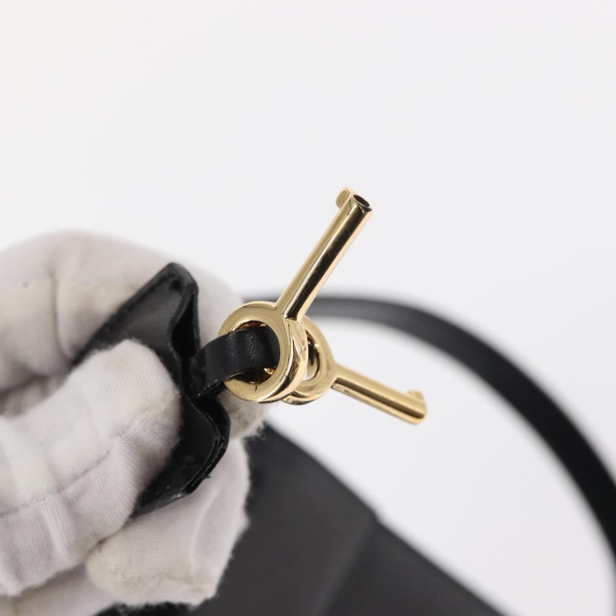 Gucci Vintage Lady Lock Top Handle Bag Leather, GOLD, LEATHER, Handbag