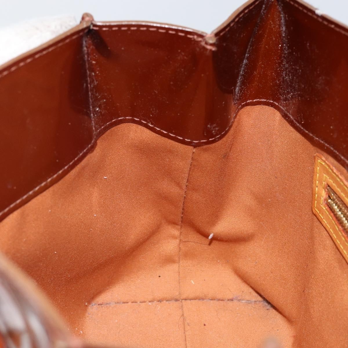 Louis Vuitton Reade Handbag Monogram Vernis, BROWN, PATENT_LEATHER, Handbag
