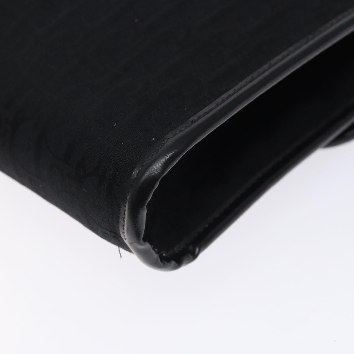 Christian Dior Vintage Trotteur Chain shoulder bag Canvas, BLACK, CANVAS, Shoulder bag