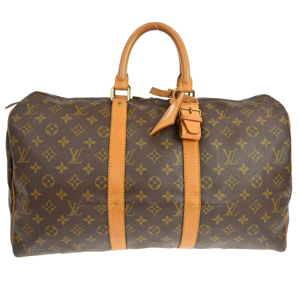 Louis Vuitton Keepall Bag Monogram Canvas, Brown, Canvas, Travel Bag