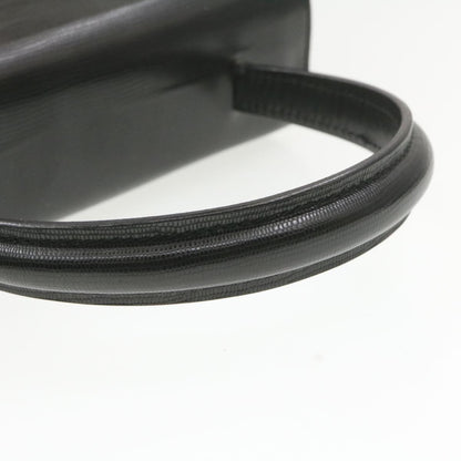 Celine Circle Logo Handbag Leather, BLACK, LEATHER, Handbag