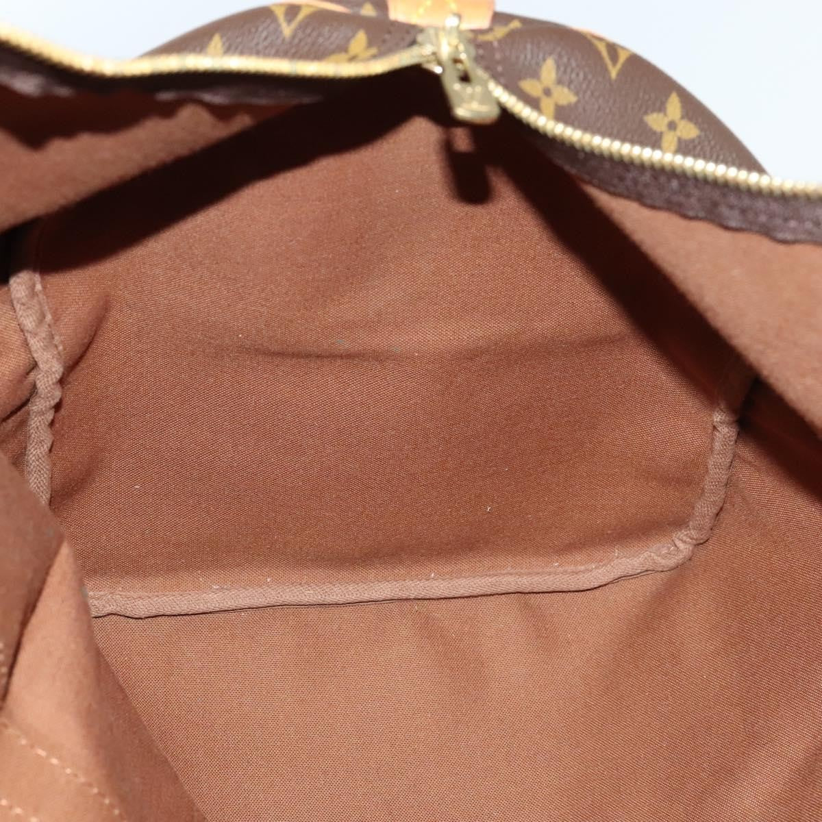 Louis Vuitton Keepall Bag Monogram Canvas, BROWN, CANVAS, Travel bag