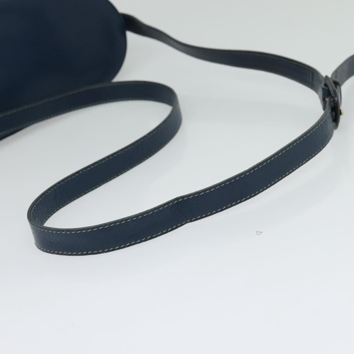 Gucci Vintage Shoulder Bag Leather, BLUE, LEATHER, Shoulder bag