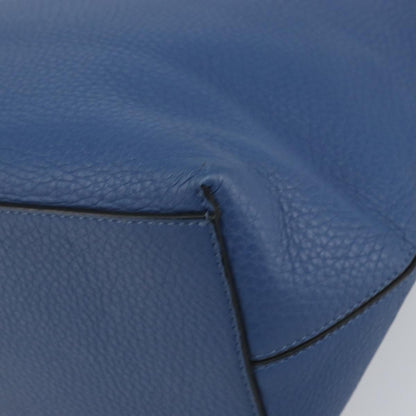 Valentino Garavani Rockstud Shopper Tote Leather, BLUE, LEATHER, Tote bag