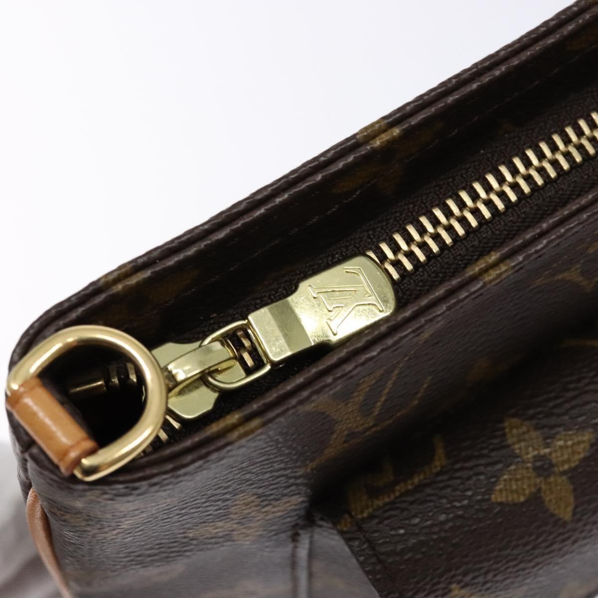 Louis Vuitton Partition Wristlet Clutch Monogram Canvas, BROWN, CANVAS, Clutche & pouche