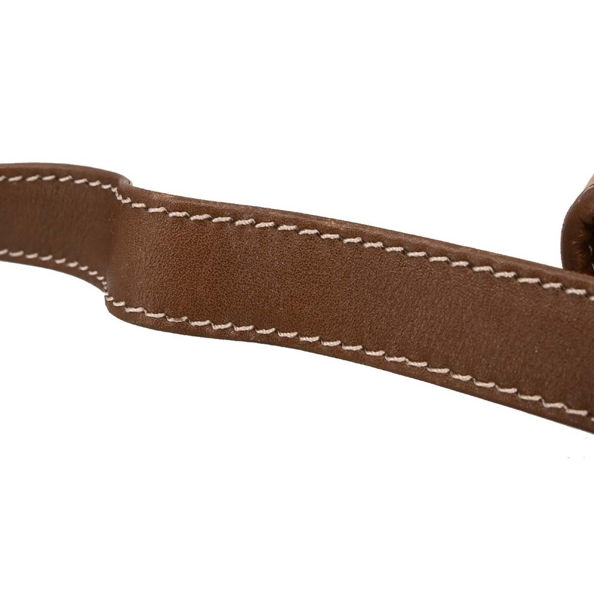 Loewe Anagram Shoulder Bag Leather, BROWN, LEATHER, Shoulder bag