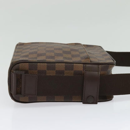 Louis Vuitton Olav Handbag Damier, BROWN, CANVAS, Shoulder bag