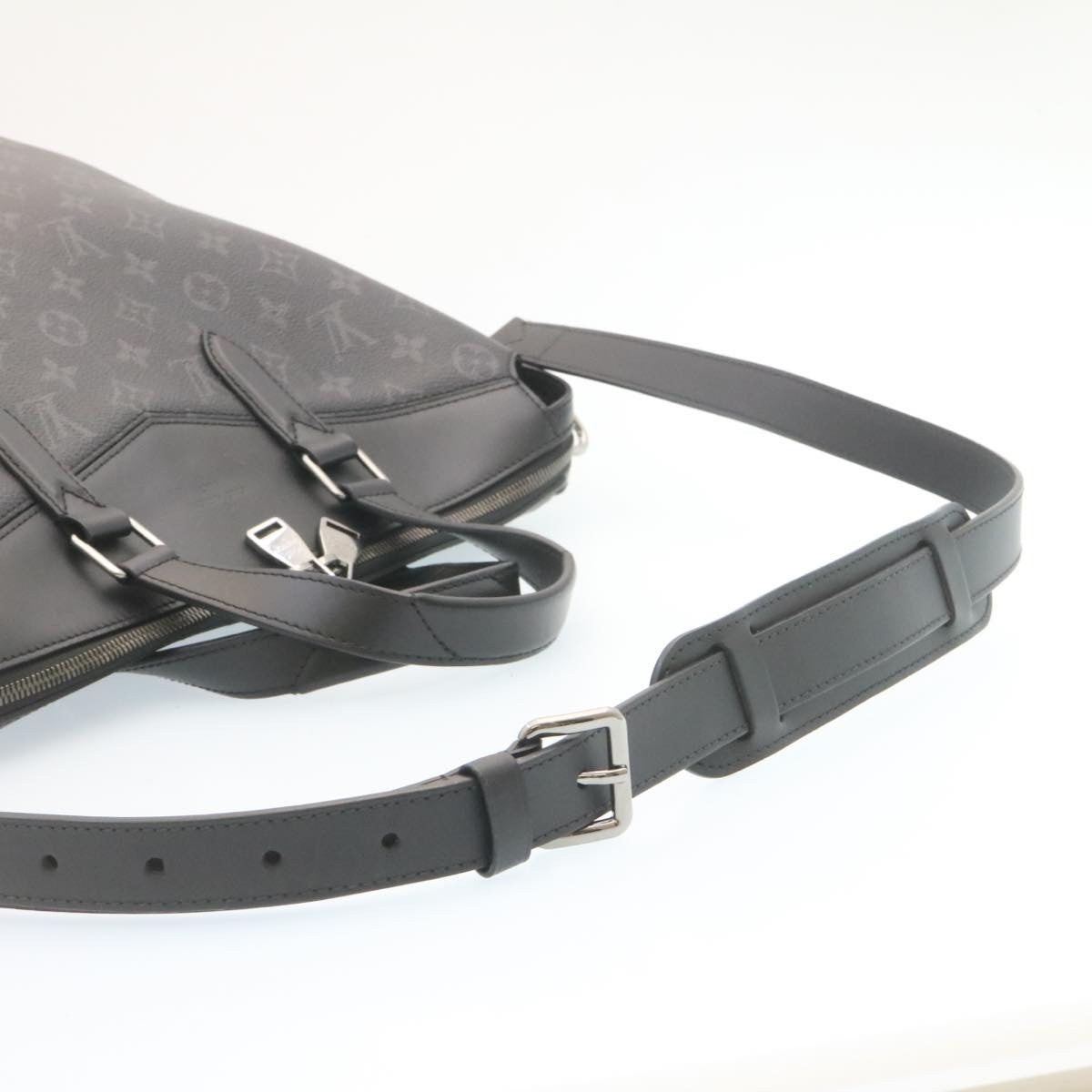 Louis Vuitton Explorer Tote Monogram Eclipse Canvas, BLACK, CANVAS, Tote bag