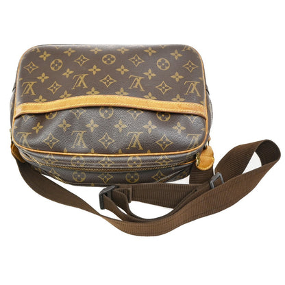 Louis Vuitton Reporter Bag Monogram Canvas, BROWN, CANVAS, Shoulder bag