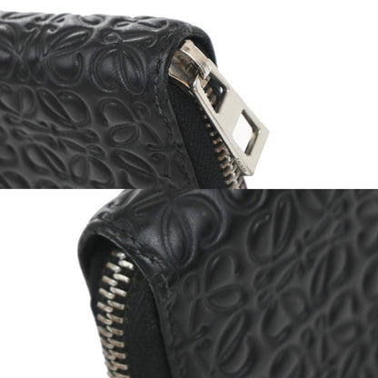 Loewe Anagram Wallet Leather, BLACK, LEATHER, Wallets