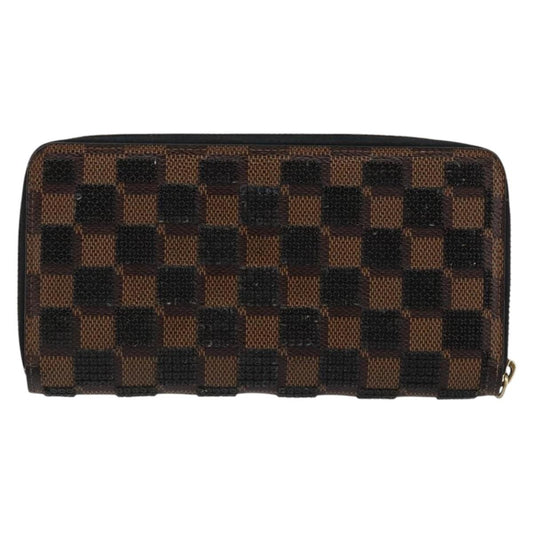 Louis Vuitton Zippy Wallet NM Damier Piet, BLACK, CANVAS, Wallets