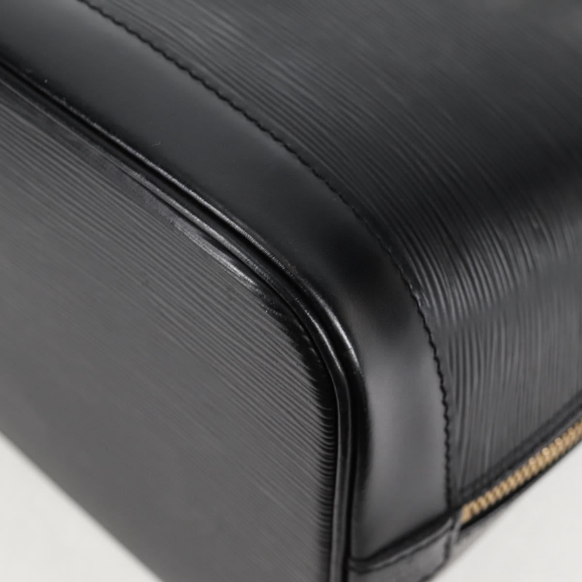 Louis Vuitton Alma Handbag Epi Leather, BLACK, LEATHER, Handbag